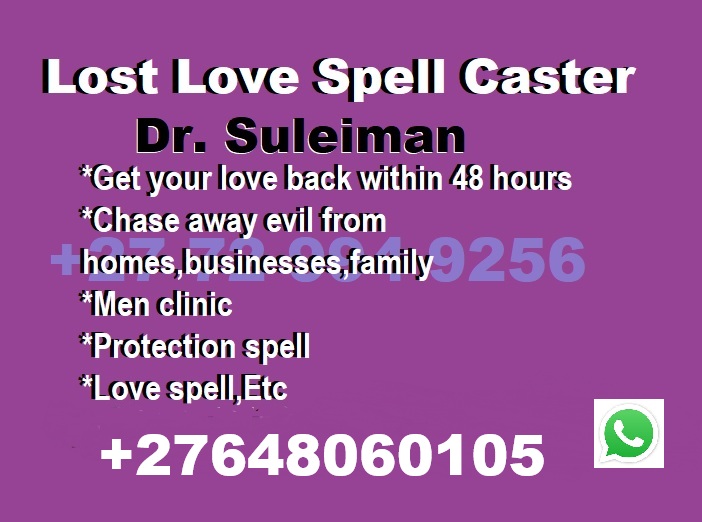 lost love spell caster dr suleiman copy