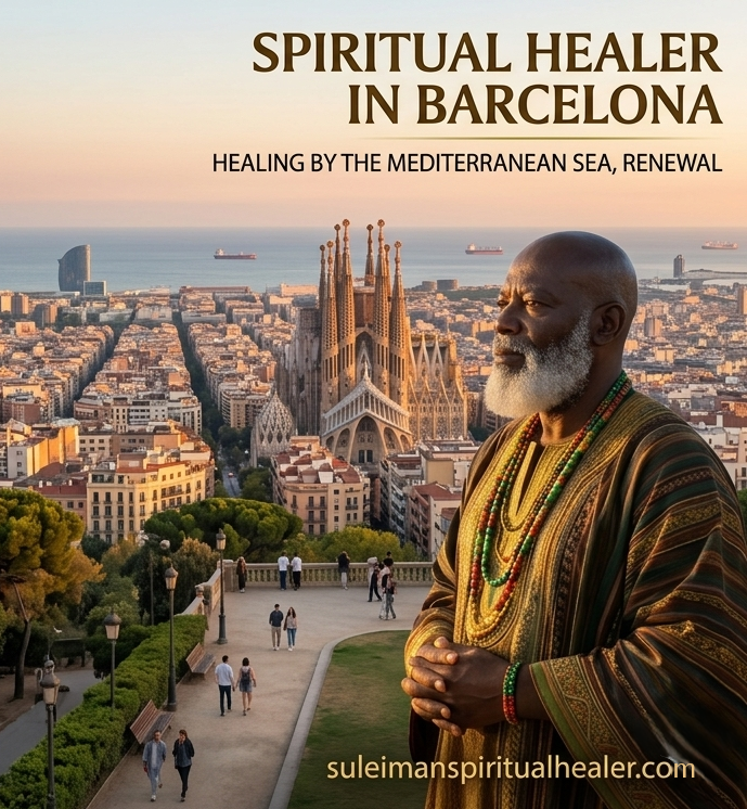 Sanador espiritual en Barcelona – Suleiman ofreciendo sanación tradicional y limpieza espiritual